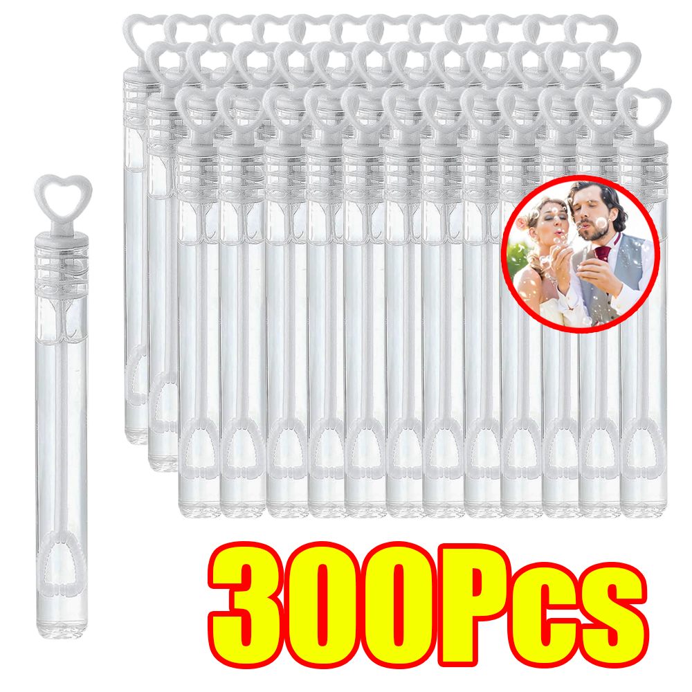 Soap Making Jar - 10-300Pcs Liebe Herz Blase Rohr Transparent