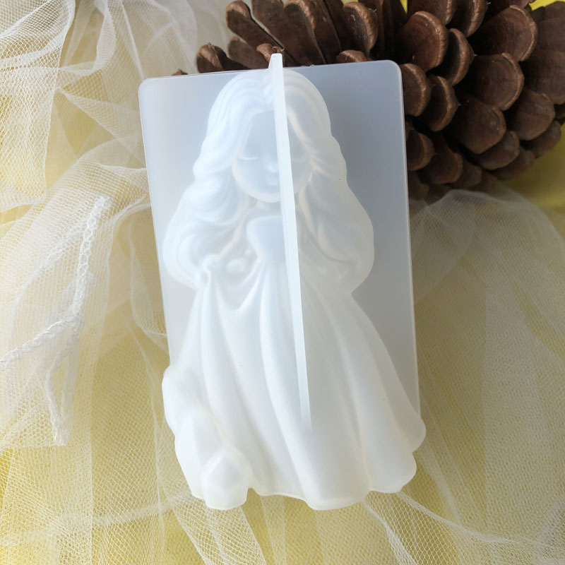 Soap Making Workshop - 3D süße Prinzessin Silikon Kerze Form