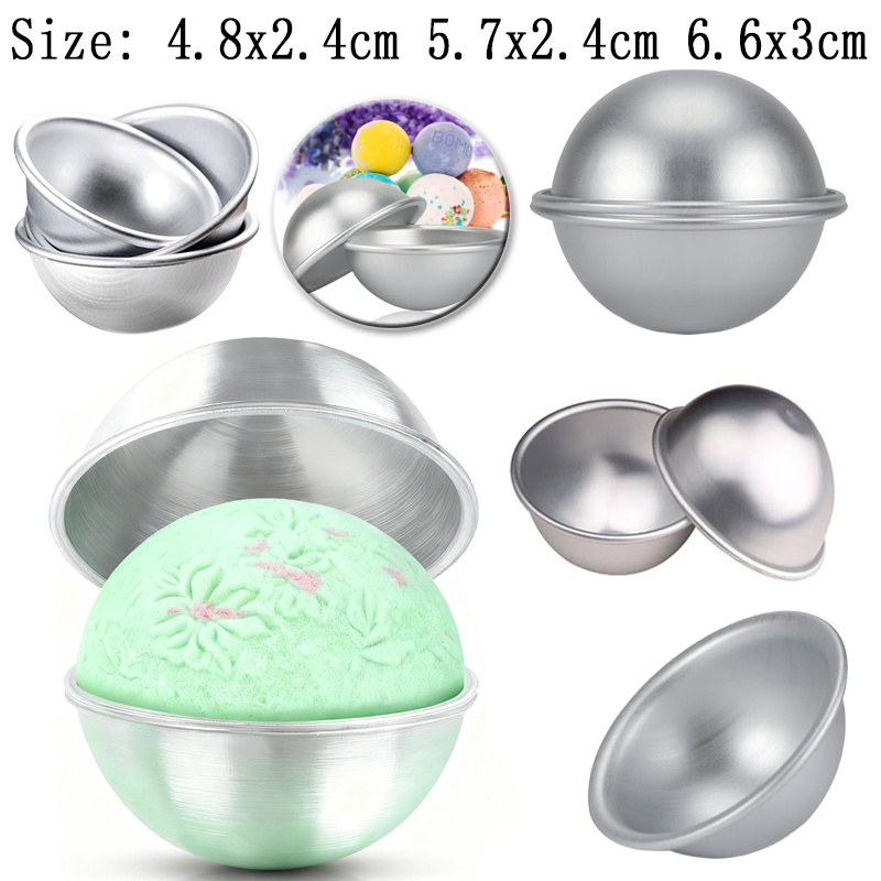 Soap Making Experiment - 6-teiliges Kugel-Badewannenformen-Set, DIY Seifenherstellungs-Kit, Runde Ballformen