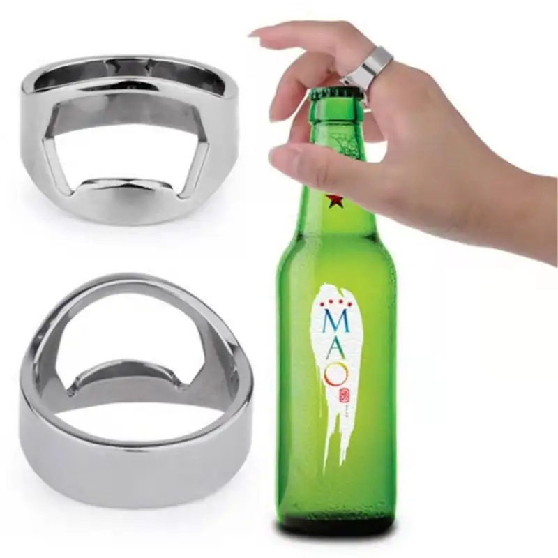 Soap Making Jar - Mini Dosenöffner Edelstahl Flaschenöffner Ring-form Flasche