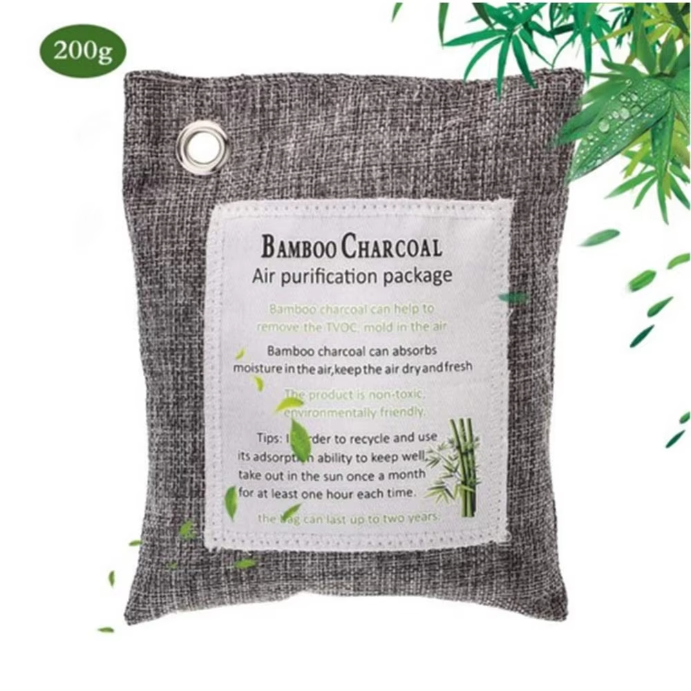 Activated Charcoal Powder - 1pc Bambus Holzkohle Taschen Kühlschrank Deodorant