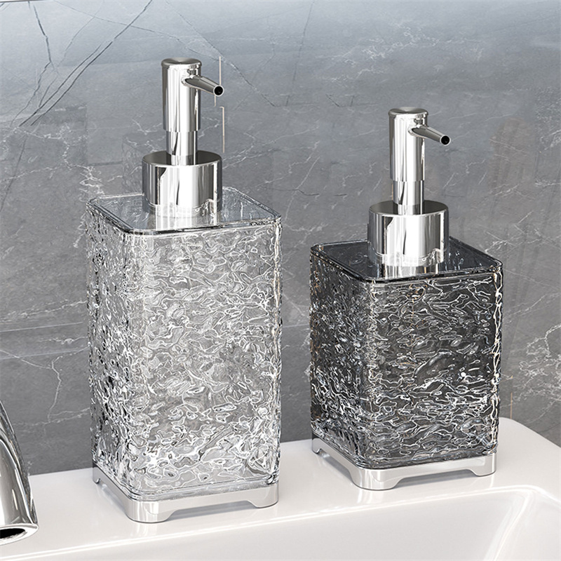 Soap Making Jar - Acryl-Seifenspender-Flaschen Nachfüllbar Druckspender für Hände Geschirr