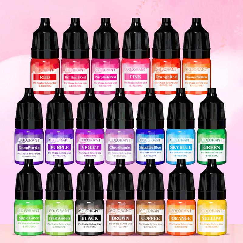 Soap Making Ingredients - 5 ml/Flasche Kerzenwachs Pigment Farbstoff Ungiftiges