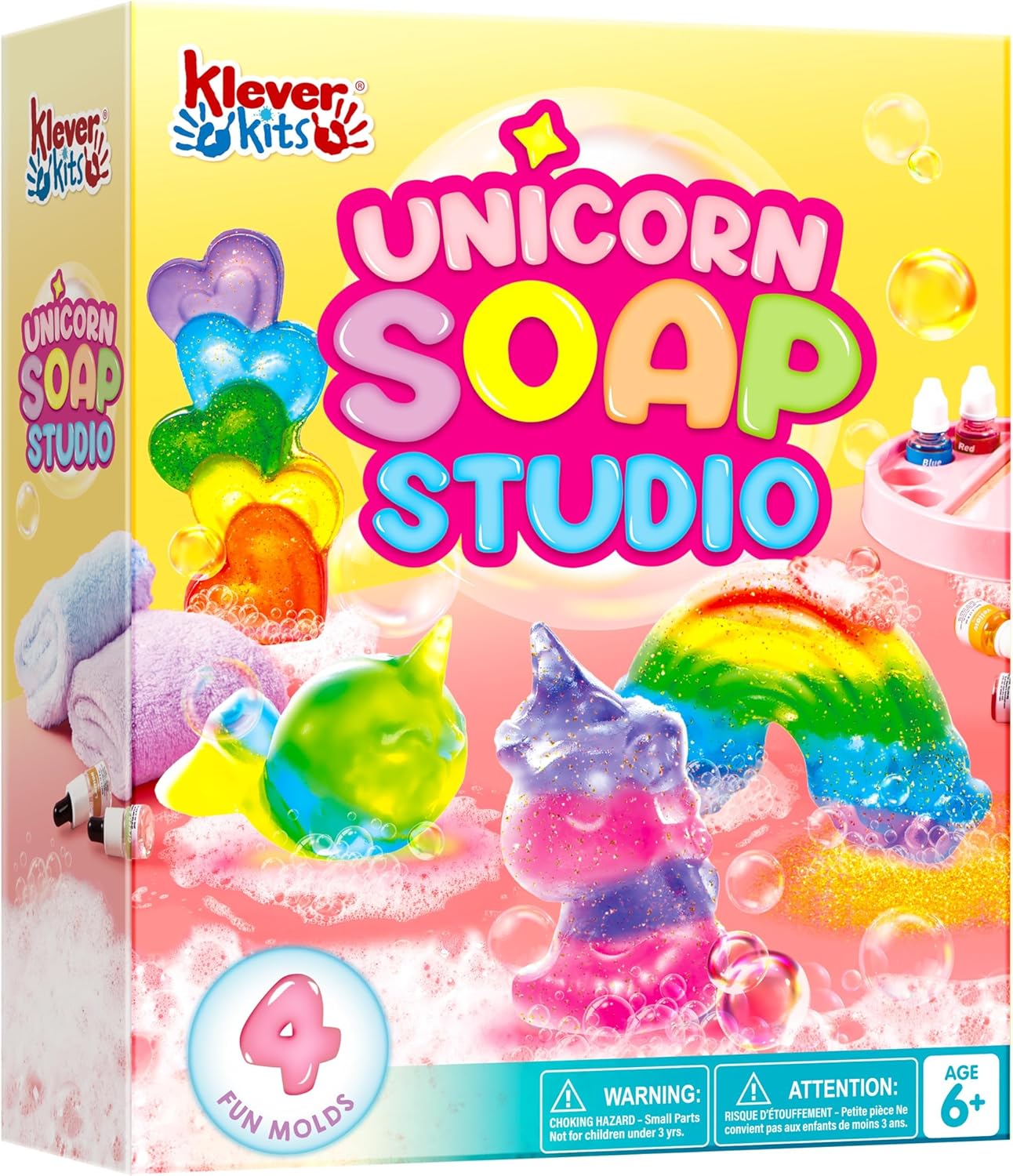 Soap Making Equipment For Beginners - JOYFY Einhorn-Seifenherstellungsset für Mädchen, Basteln, DIY-Projekt