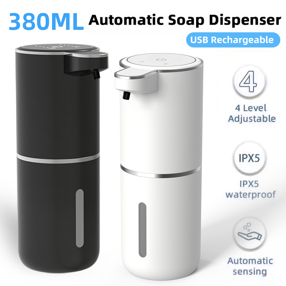 Soap Making Workshop - 380 ml berührungsloser IPX5 wasserdichter 4-Gang-einstellbarer