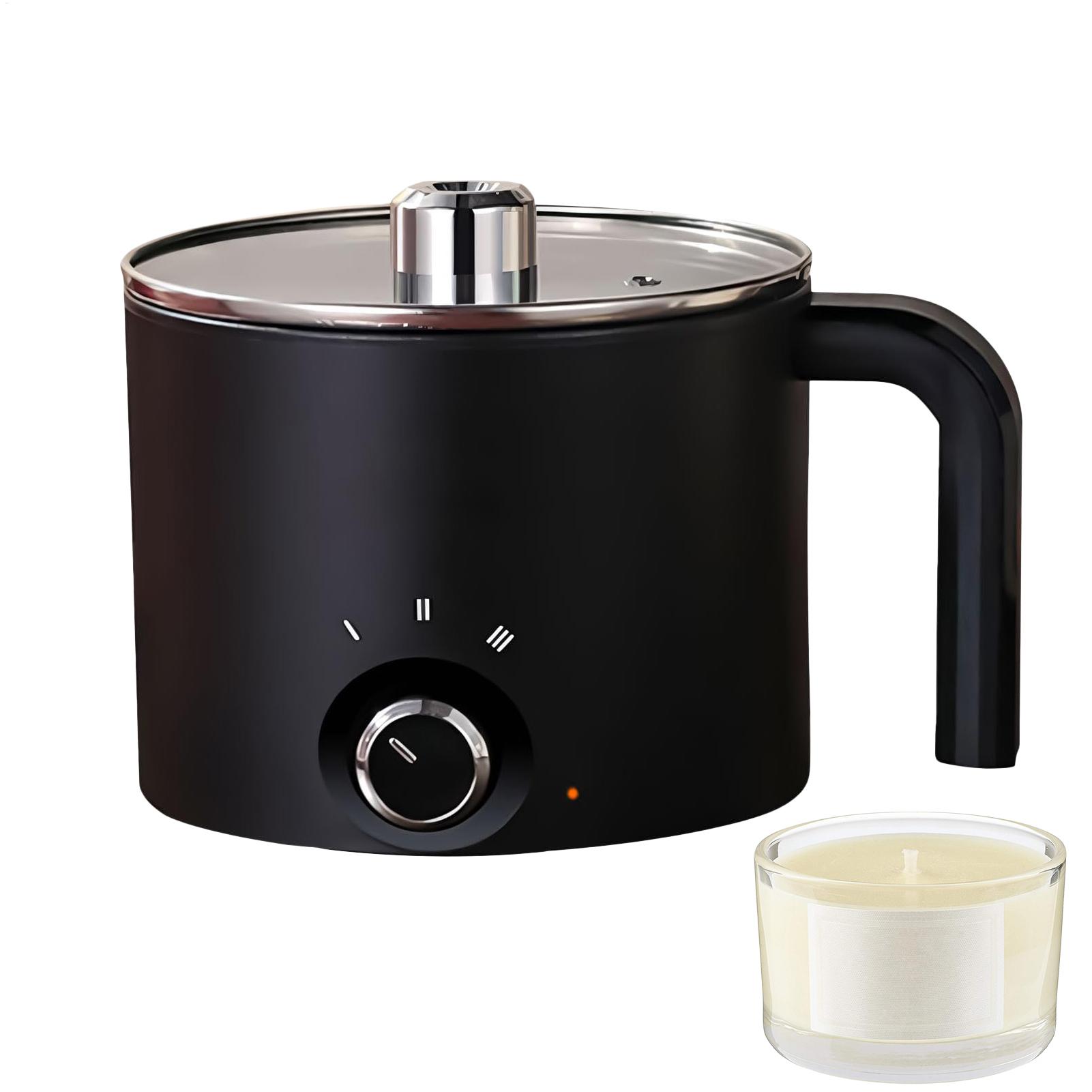 Soap Making Equipment For Beginners - Kerzenwachs-Schmelztopf 1,5L Großer Edelstahl Elektrischer Antihaft-Kerzenherstellungstopf