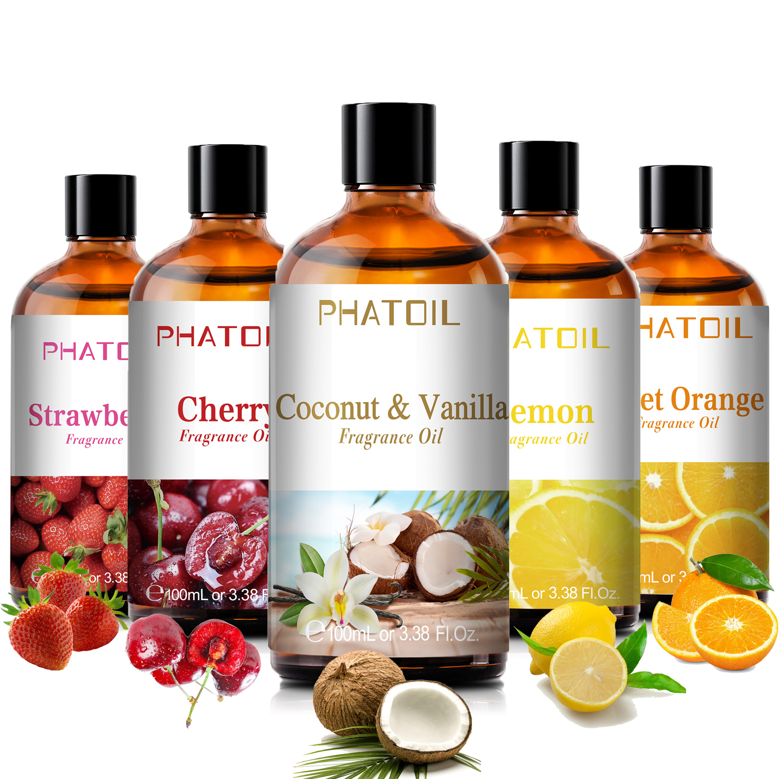 Soap Making Ingredients - PHATOIL 100 ml Aromatherapie-Duftöl, Kokosnuss und