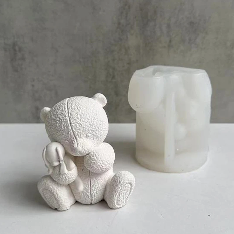 Soap Making Equipment For Beginners - Gewebte Bär Kerze Silikonform 3D Bär