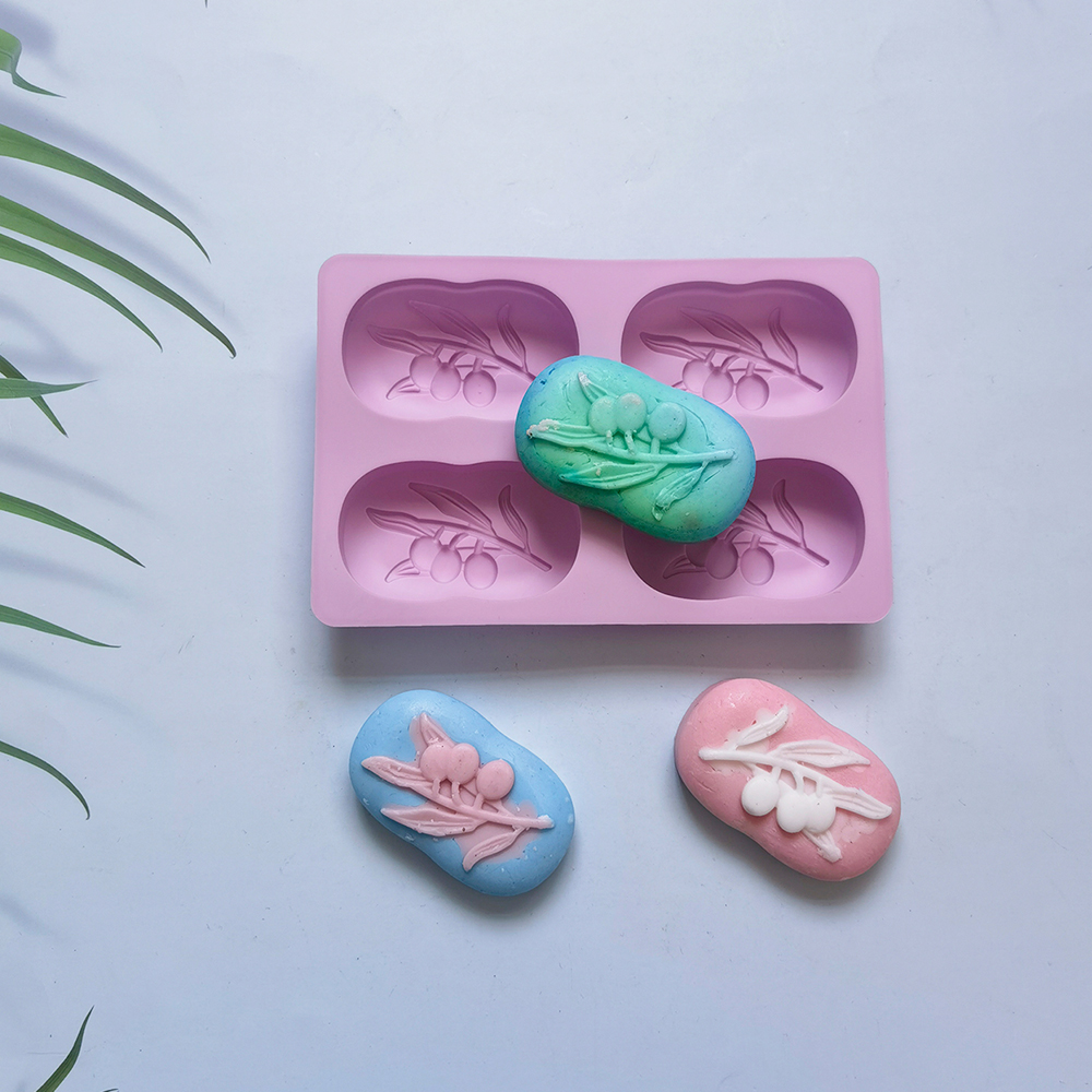 Ovale Olivenbaum-Silikon-Seife – Soap Making Vendors Bewertung und Preis