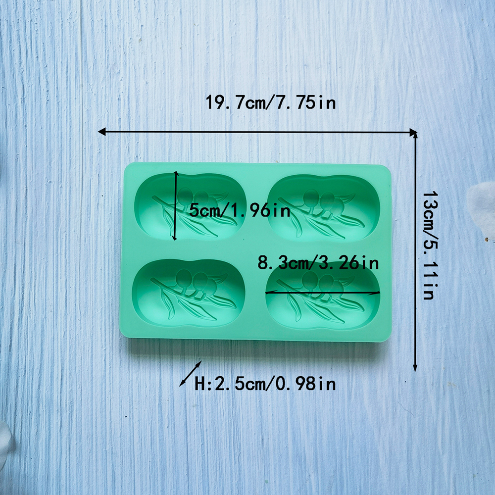 Ovale Olivenbaum-Silikon-Seife – Soap Making Vendors Bewertung und Preis