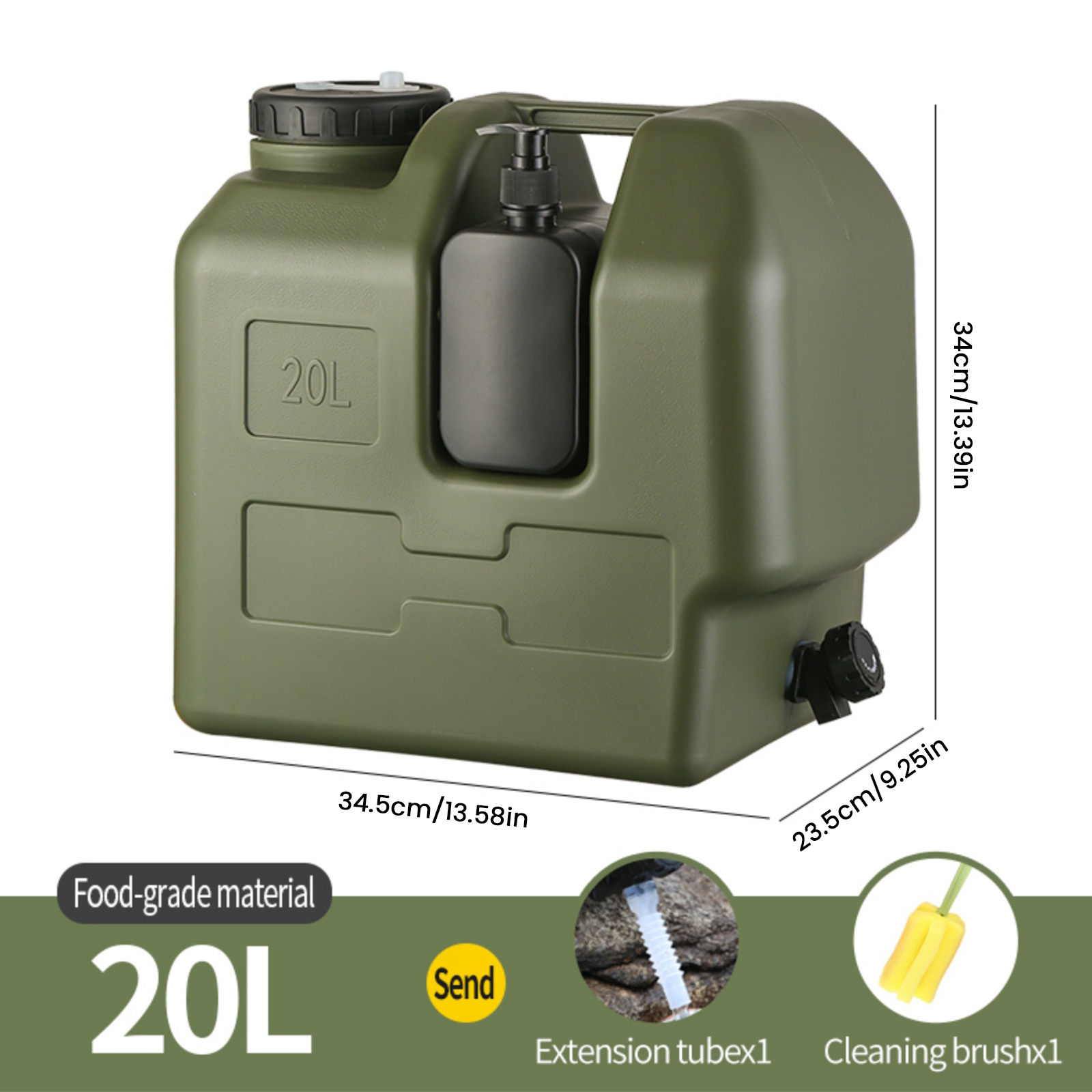 15/20L Tragbarer Camping-Wasse – Soap Making Jar Bewertung und Preis