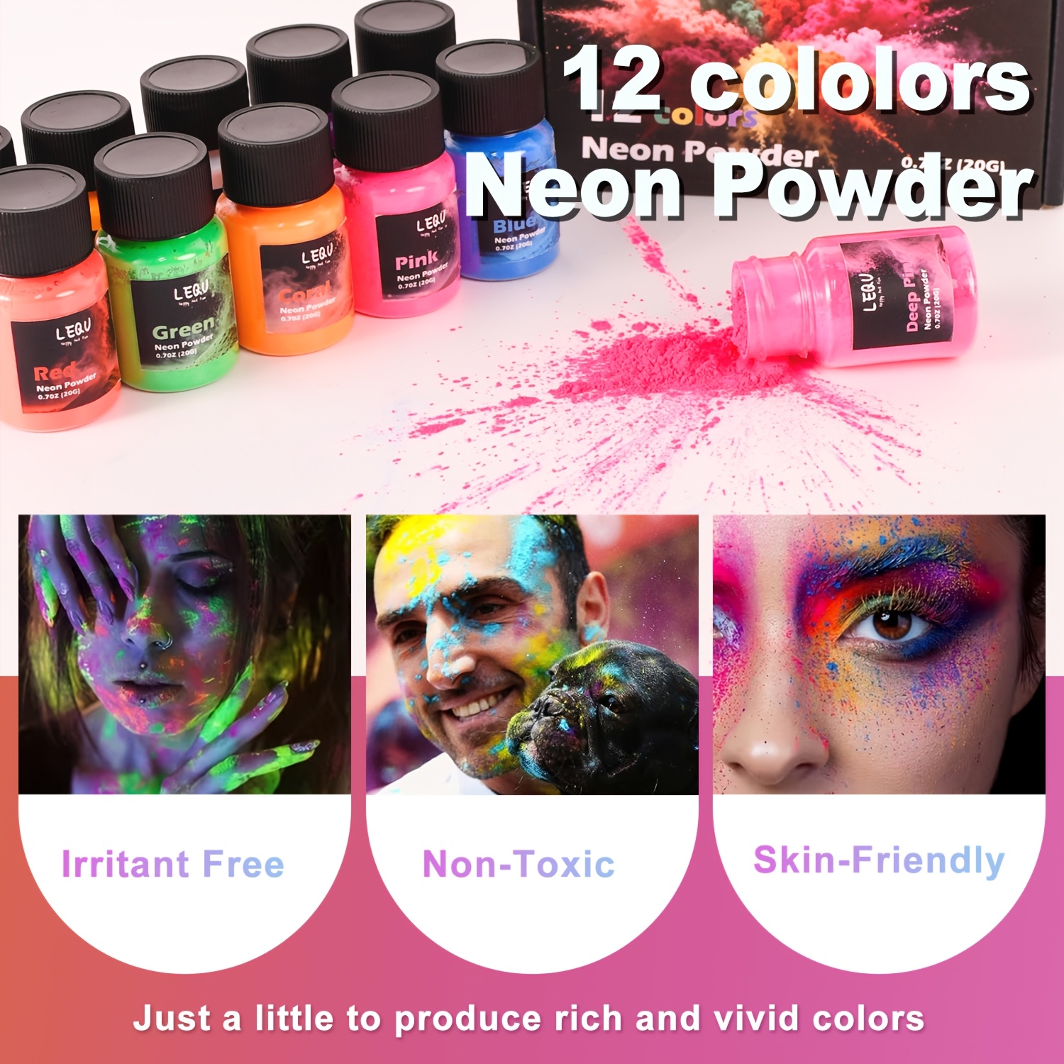 LEQU 12 Farben Neon Fluoreszie – Soap Making Experiment Bewertung und Preis
