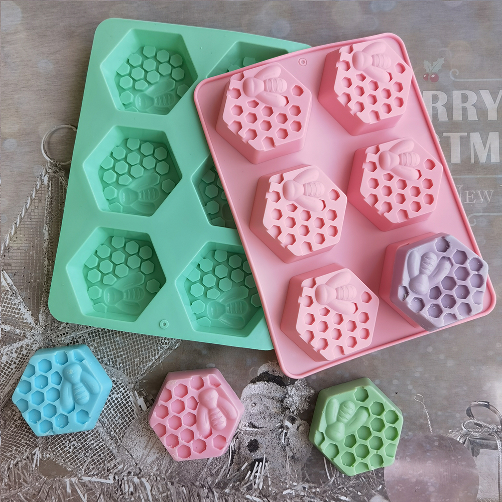 Sechseckige Silikon-Bienen-Sei – Soap Making Vendors Bewertung und Preis