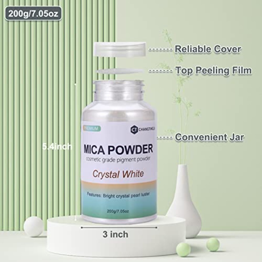 Mica-Pulver, 200g/7,05oz Große – Soap Making Jar Bewertung und Preis