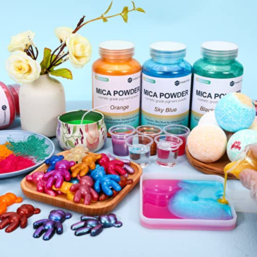Mica-Pulver, 200g/7,05oz Große – Soap Making Jar Bewertung und Preis
