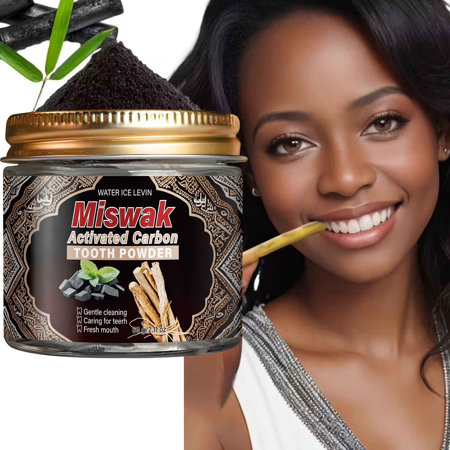 Aktivkohle & Miswak Zahnpulver – Activated Charcoal Powder Bewertung und Preis
