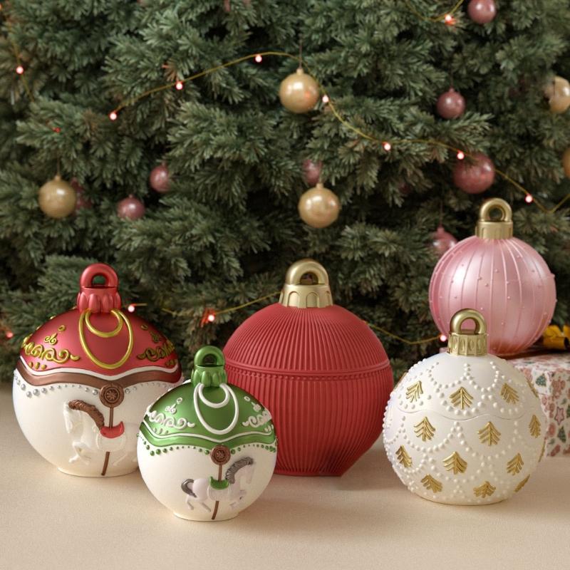 Y1UD Weihnachtskugel-Silikon-K – Soap Making Jar Bewertung und Preis