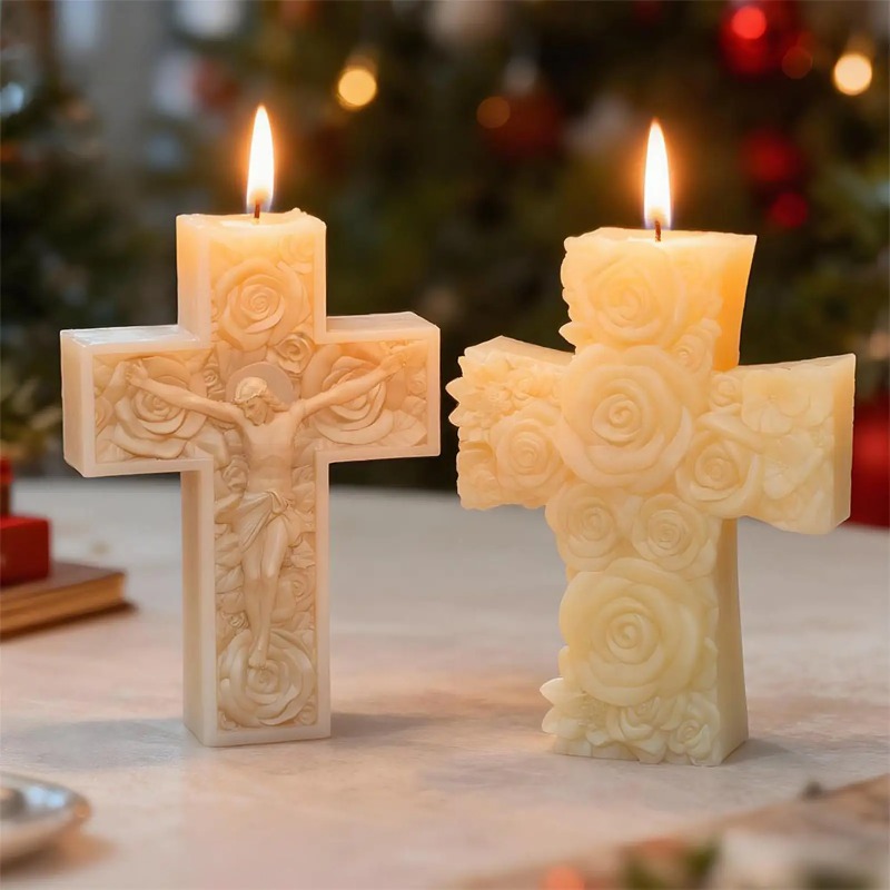 Blume Kreuz Jesus Silikon Kerz – Soap Making Equipment For Beginners Bewertung und Preis