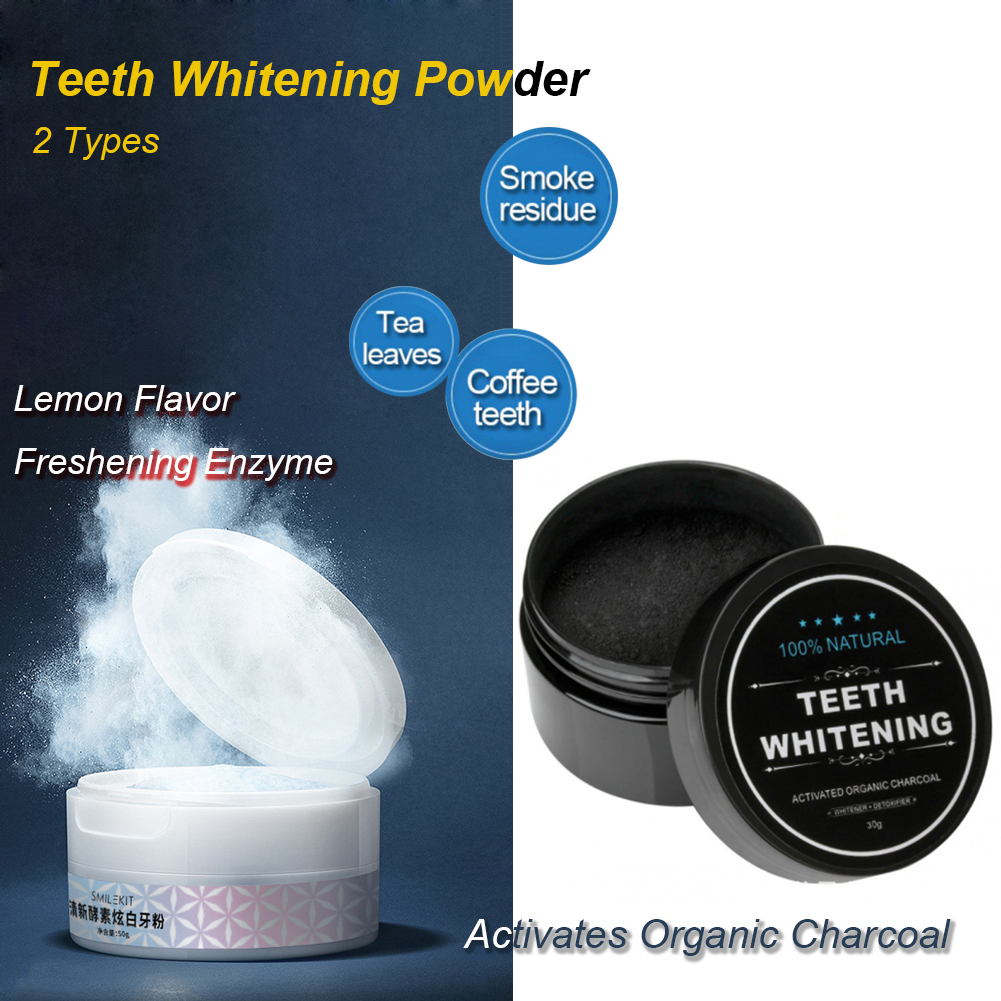2 Arten Zahn aufhellung pulver – Activated Charcoal Powder Bewertung und Preis