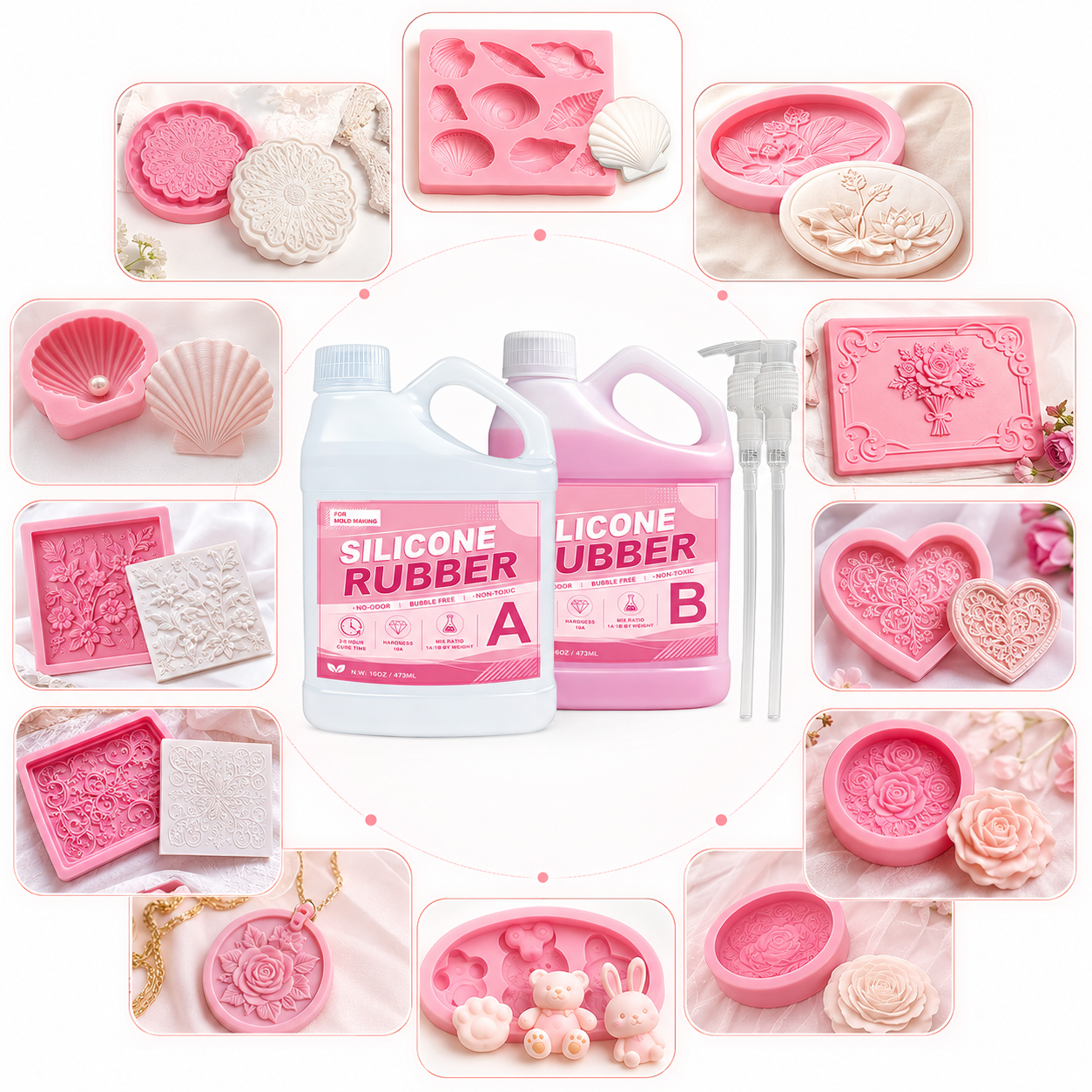 Flüssiges Silikonkautschuk-Set – Soap Making Ingredients Bewertung und Preis
