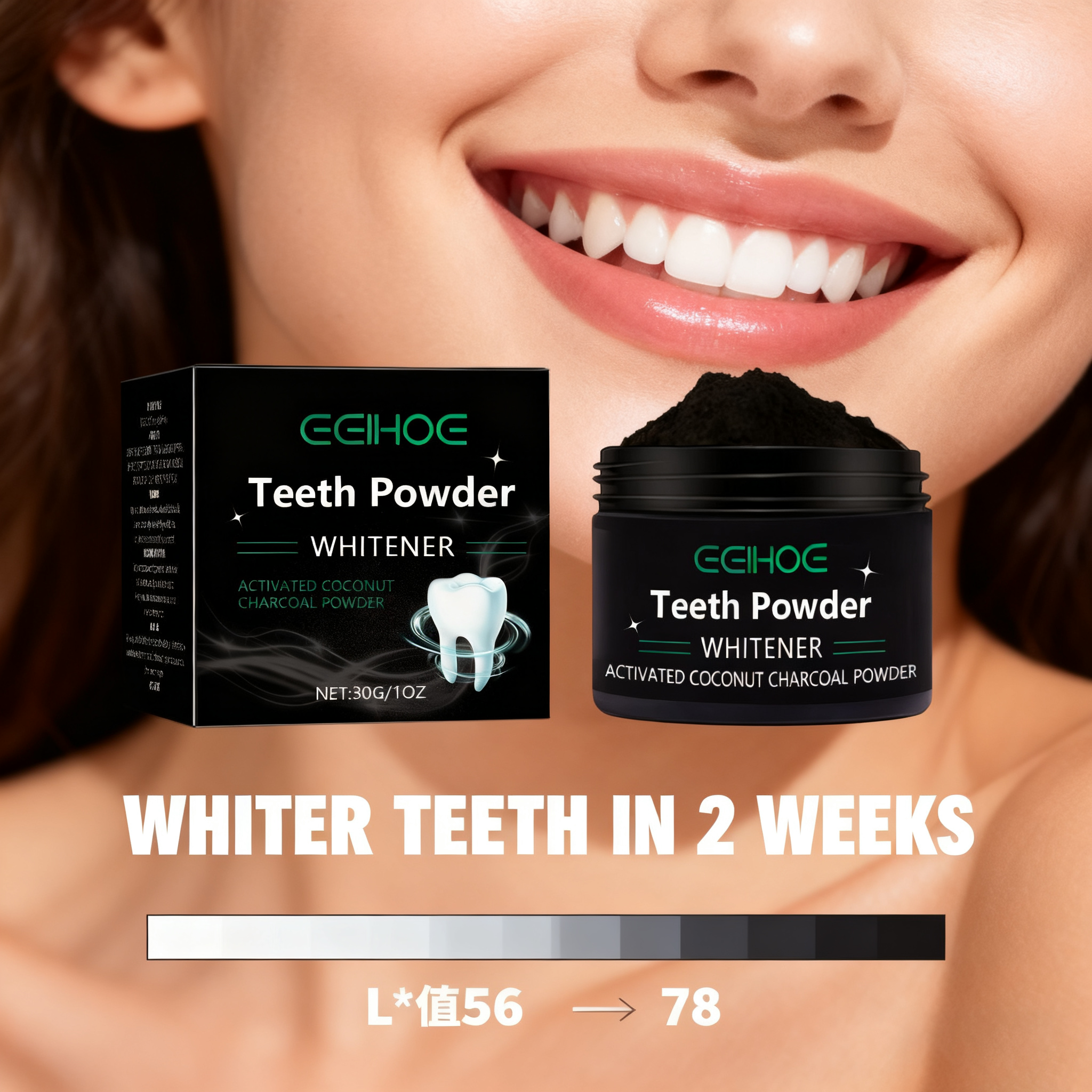 Natürliches Zahnaufhellungspul – Activated Charcoal Powder Bewertung und Preis