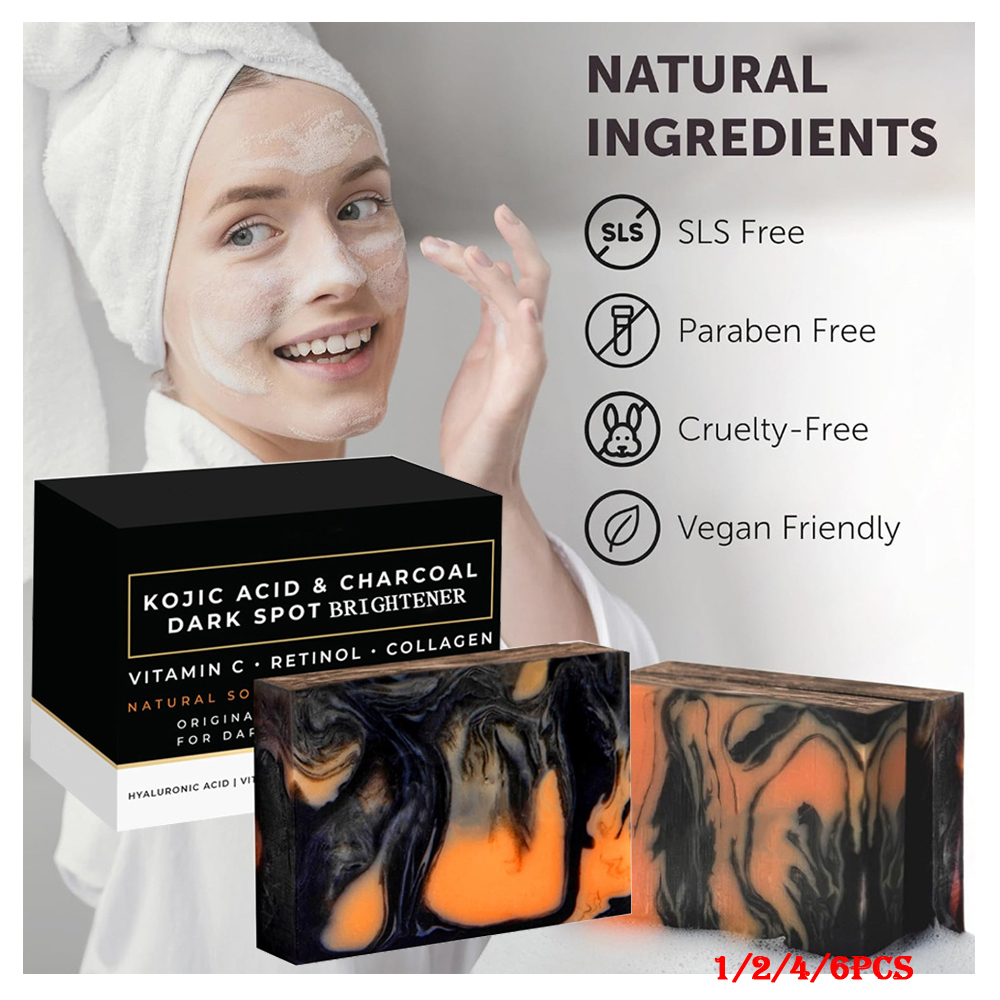 1/2/4/6 Stück Bambuskohle-Seif – Activated Charcoal Powder Bewertung und Preis