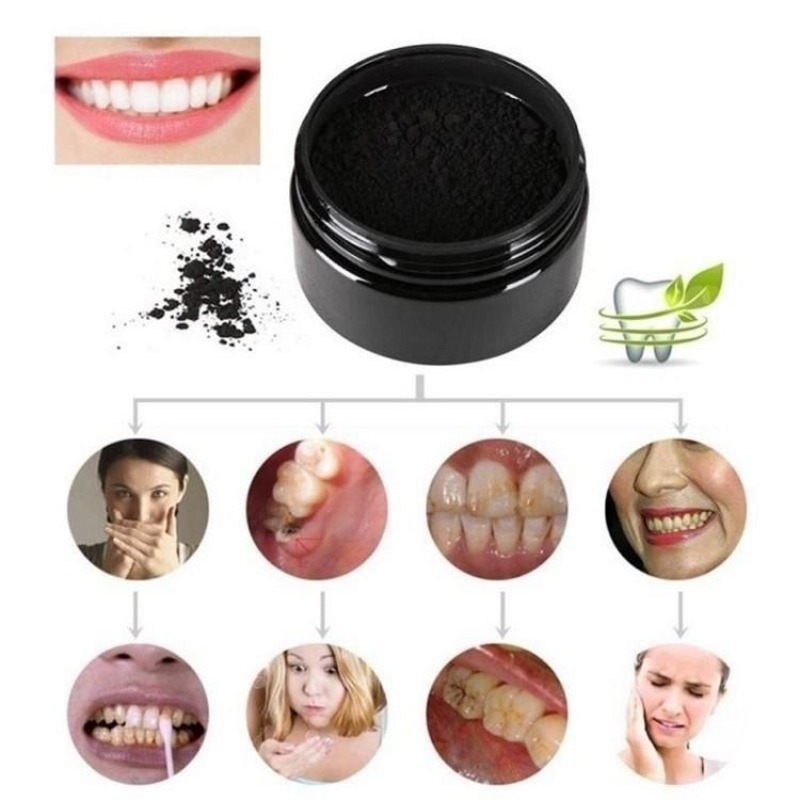 1 Box Aktivkohle-Zahnaufhellun – Activated Charcoal Powder Bewertung und Preis
