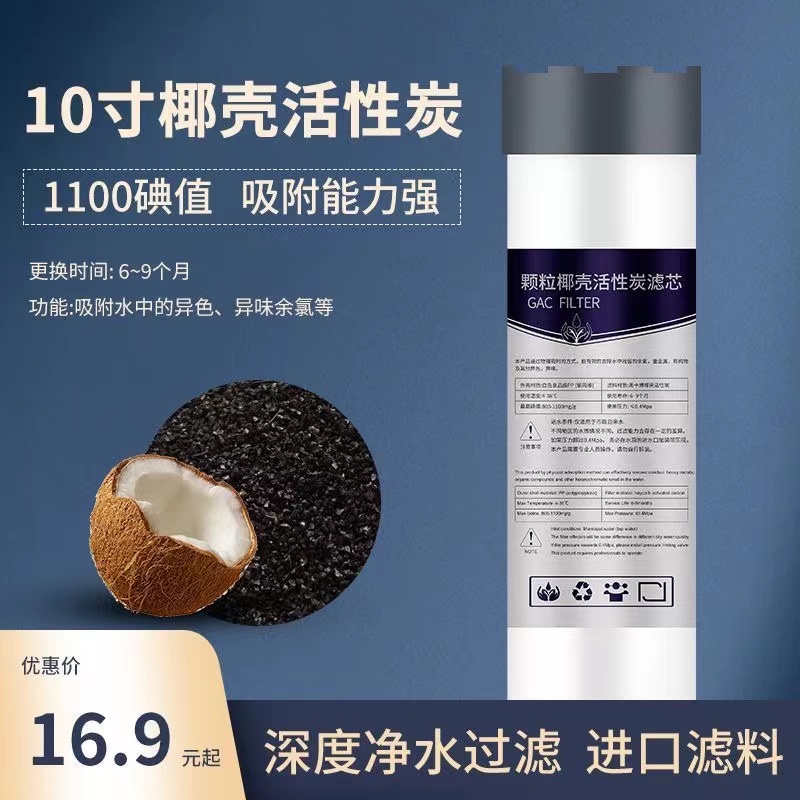 10-Zoll-Granulat-Aktivkohlefil – Activated Charcoal Powder Bewertung und Preis