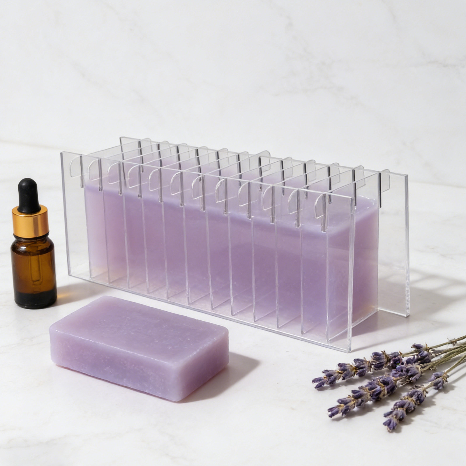 Acryl-Seifenteiler für Silikon – Soap Making Vendors Bewertung und Preis