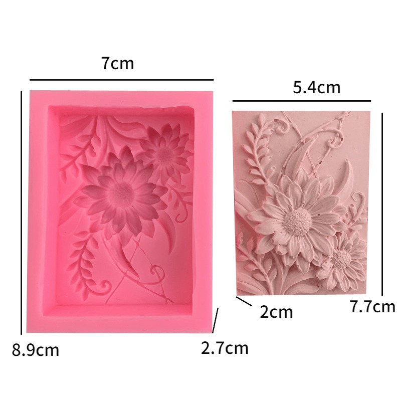 1 Stück 3D Quadratische Rosenb – Soap Making Experiment Bewertung und Preis
