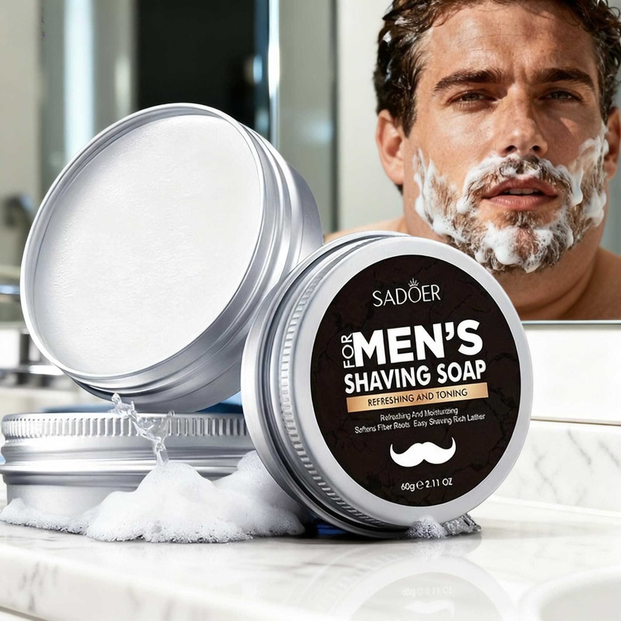 Rasierseife für Männer, mit Mi – Soap Making Ingredients Bewertung und Preis