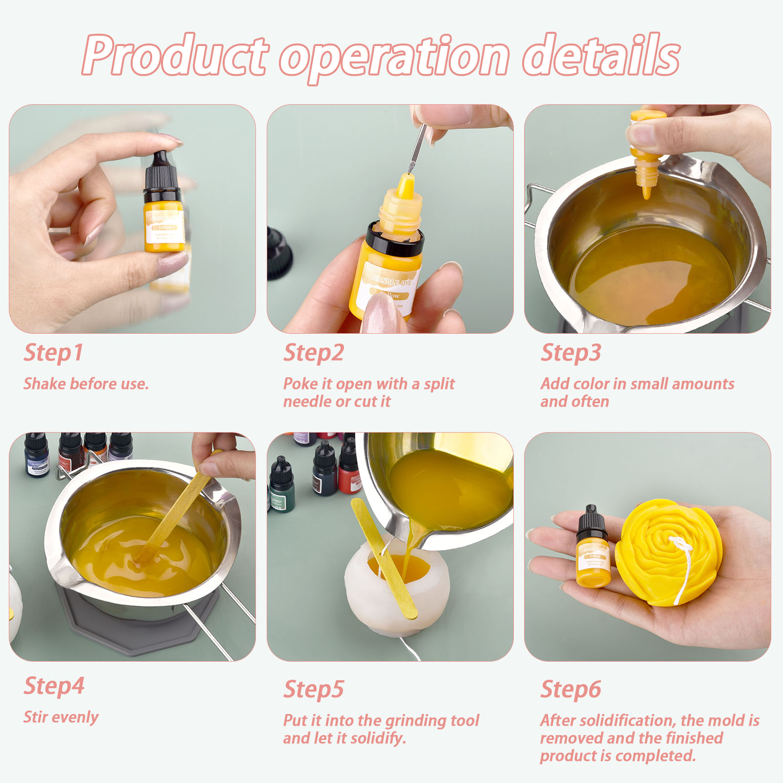 5 ml/Flasche Kerzenwachs Pigme – Soap Making Ingredients Bewertung und Preis