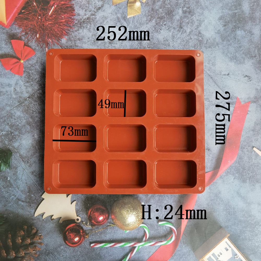 12 Kavität quadratische Siliko – Soap Making Vendors Bewertung und Preis