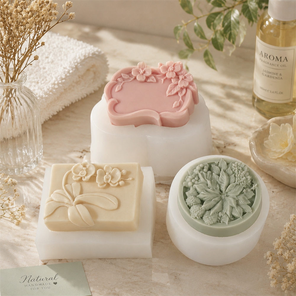 Blumen-Silikonform für Seife,  – Soap Making Vendors Bewertung und Preis
