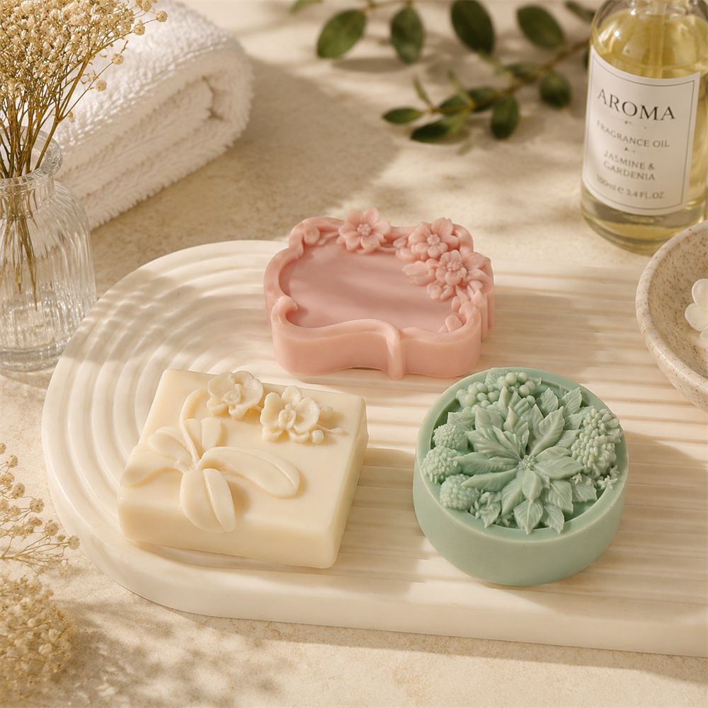 Blumen-Silikonform für Seife,  – Soap Making Vendors Bewertung und Preis