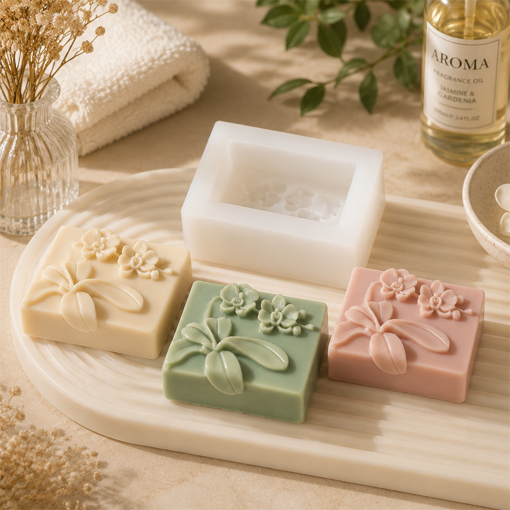 Blumen-Silikonform für Seife,  – Soap Making Vendors Bewertung und Preis