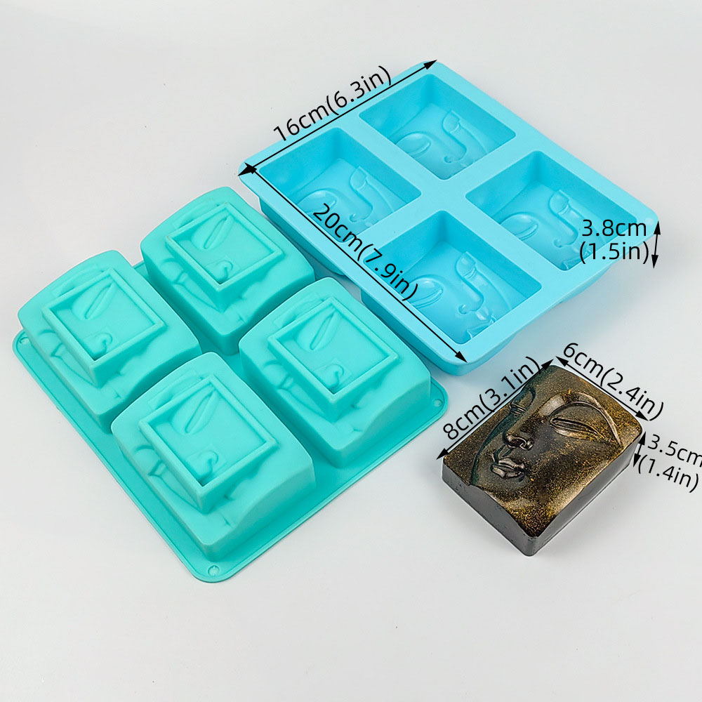 4 Löcher Buddha Porträt Seifen – Soap Making Vendors Bewertung und Preis