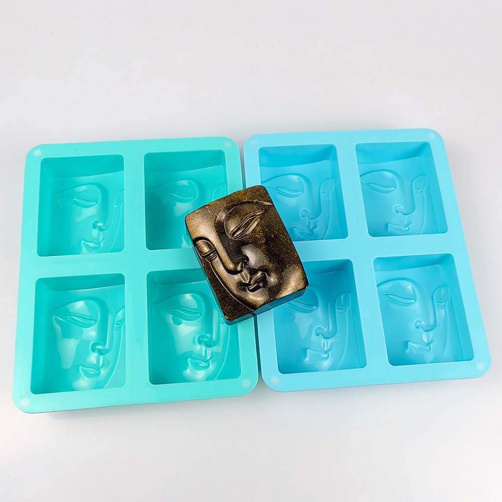 4 Löcher Buddha Porträt Seifen – Soap Making Vendors Bewertung und Preis
